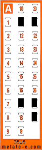 Volante ganador del sorteo 3505 de Chispazo