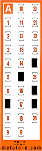 Volante ganador del sorteo 3506 de Chispazo