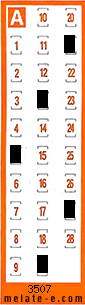 Volante ganador del sorteo 3507 de Chispazo