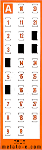 Volante ganador del sorteo 3508 de Chispazo