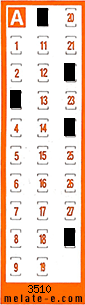 Volante ganador del sorteo 3510 de Chispazo