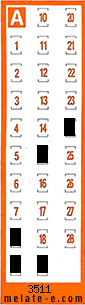 Volante ganador del sorteo 3511 de Chispazo
