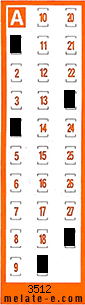 Volante ganador del sorteo 3512 de Chispazo