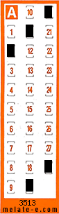 Volante ganador del sorteo 3513 de Chispazo