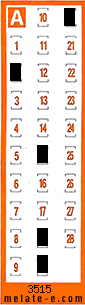 Volante ganador del sorteo 3515 de Chispazo