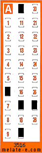 Volante ganador del sorteo 3516 de Chispazo
