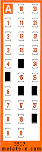 Volante ganador del sorteo 3517 de Chispazo
