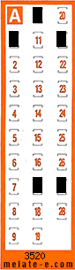 Volante ganador del sorteo 3520 de Chispazo