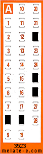 Volante ganador del sorteo 3523 de Chispazo