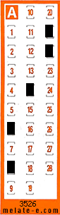 Volante ganador del sorteo 3526 de Chispazo