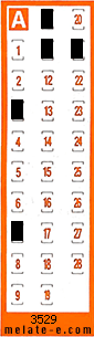Volante ganador del sorteo 3529 de Chispazo