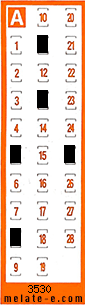 Volante ganador del sorteo 3530 de Chispazo
