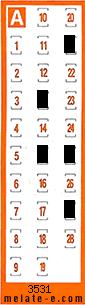 Volante ganador del sorteo 3531 de Chispazo