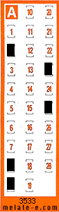 Volante ganador del sorteo 3533 de Chispazo