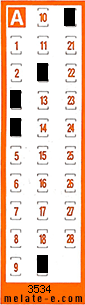 Volante ganador del sorteo 3534 de Chispazo