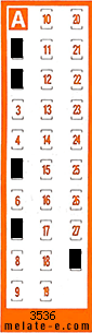 Volante ganador del sorteo 3536 de Chispazo