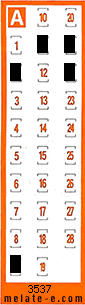 Volante ganador del sorteo 3537 de Chispazo