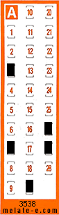 Volante ganador del sorteo 3538 de Chispazo