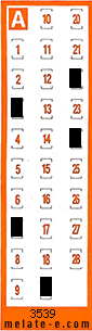 Volante ganador del sorteo 3539 de Chispazo
