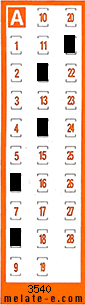 Volante ganador del sorteo 3540 de Chispazo