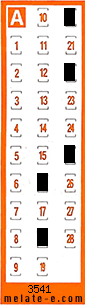Volante ganador del sorteo 3541 de Chispazo