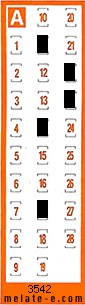 Volante ganador del sorteo 3542 de Chispazo
