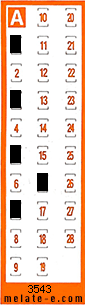 Volante ganador del sorteo 3543 de Chispazo