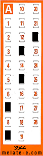 Volante ganador del sorteo 3544 de Chispazo
