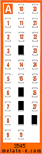 Volante ganador del sorteo 3545 de Chispazo