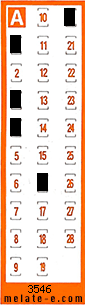 Volante ganador del sorteo 3546 de Chispazo