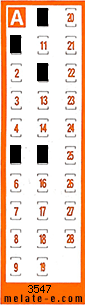 Volante ganador del sorteo 3547 de Chispazo