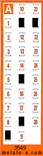 Volante ganador del sorteo 3549 de Chispazo