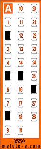 Volante ganador del sorteo 3550 de Chispazo