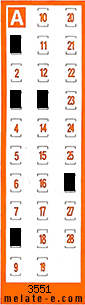Volante ganador del sorteo 3551 de Chispazo