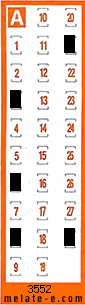Volante ganador del sorteo 3552 de Chispazo
