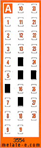 Volante ganador del sorteo 3554 de Chispazo