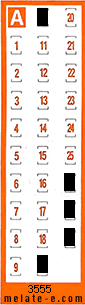 Volante ganador del sorteo 3555 de Chispazo