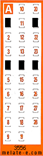 Volante ganador del sorteo 3556 de Chispazo