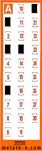 Volante ganador del sorteo 3558 de Chispazo