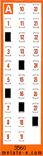 Volante ganador del sorteo 3560 de Chispazo