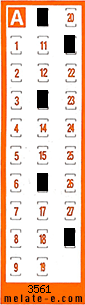 Volante ganador del sorteo 3561 de Chispazo