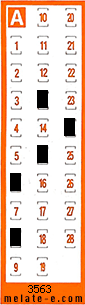 Volante ganador del sorteo 3563 de Chispazo