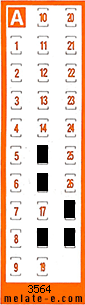 Volante ganador del sorteo 3564 de Chispazo
