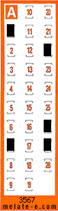 Volante ganador del sorteo 3567 de Chispazo