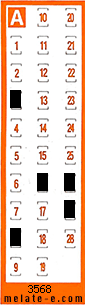 Volante ganador del sorteo 3568 de Chispazo