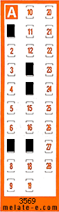 Volante ganador del sorteo 3569 de Chispazo
