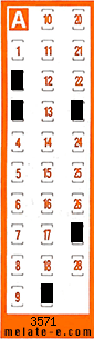 Volante ganador del sorteo 3571 de Chispazo
