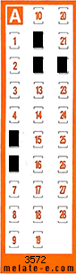 Volante ganador del sorteo 3572 de Chispazo