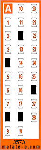 Volante ganador del sorteo 3573 de Chispazo
