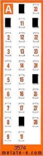 Volante ganador del sorteo 3574 de Chispazo